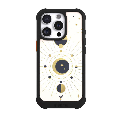 Apple iPhone 16 Pro NIVOmax Look abstrait or rose