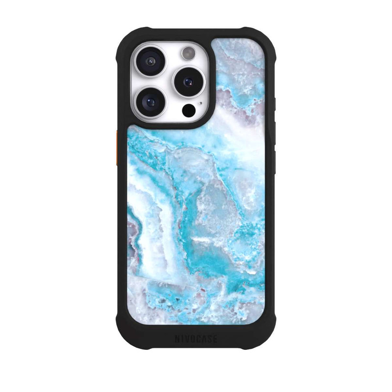 iPhone 16 Pro NIVOmax Edelstein Hellblau