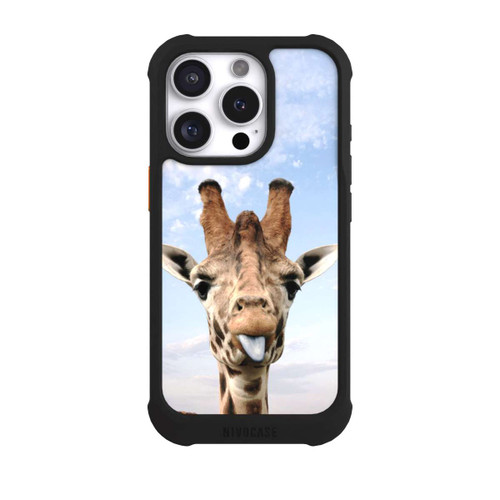 Apple iPhone 16 Pro NIVOmax Giraffe auf der Straße