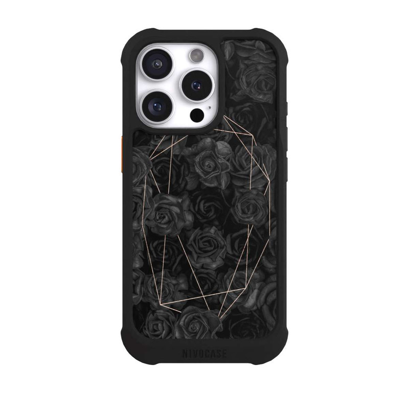 iPhone 16 Pro NIVOmax Schwarze Rosen
