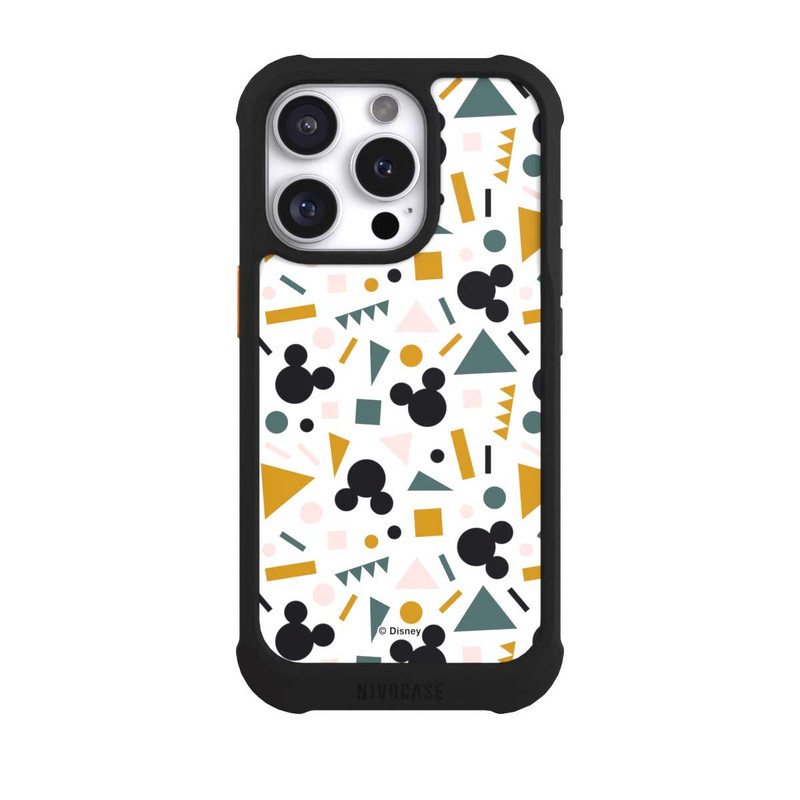 iPhone 16 Pro NIVOmax Mickey Geometric Pattern