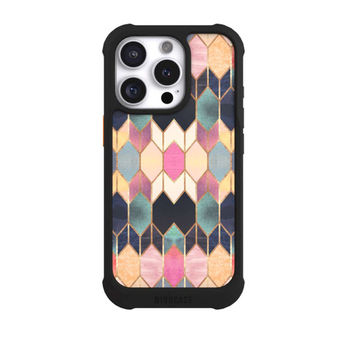 Apple iPhone 16 Pro NIVOmax Bunte Glasscheibe
