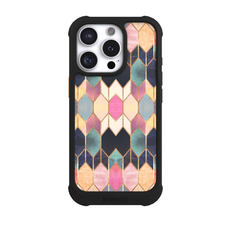iPhone 16 Pro NIVOmax Bunte Glasscheibe