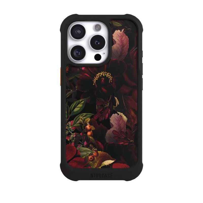 iPhone 16 Pro NIVOmax Champ de Fleurs Foncé