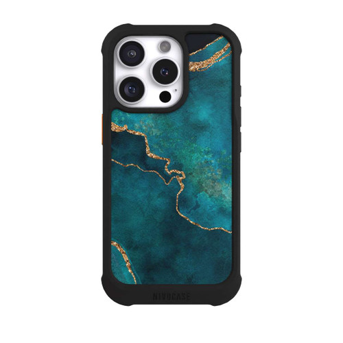 Apple iPhone 16 Pro NIVOmax Edelstein glänzend aquamarin
