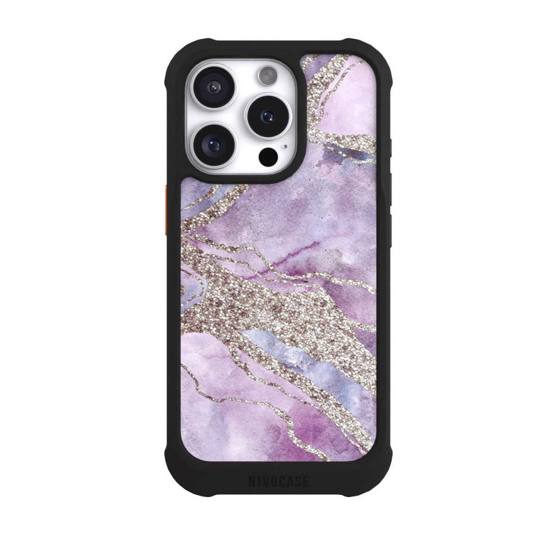 iPhone 16 Pro NIVOmax Edelstein Pastell Lila