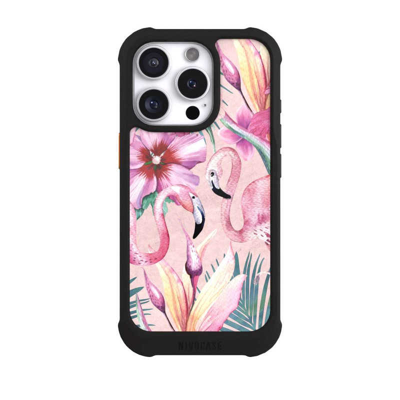 iPhone 16 Pro NIVOmax Rêves de flamants roses