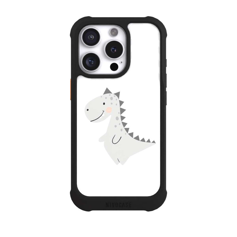 iPhone 16 Pro NIVOmax Dino gris