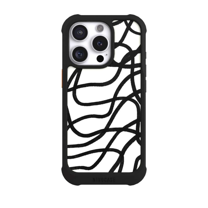 iPhone 16 Pro NIVOmax Lignes noires