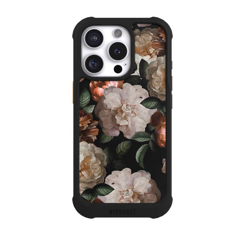 iPhone 16 Pro NIVOmax Roses de cuivre Fond d'écran