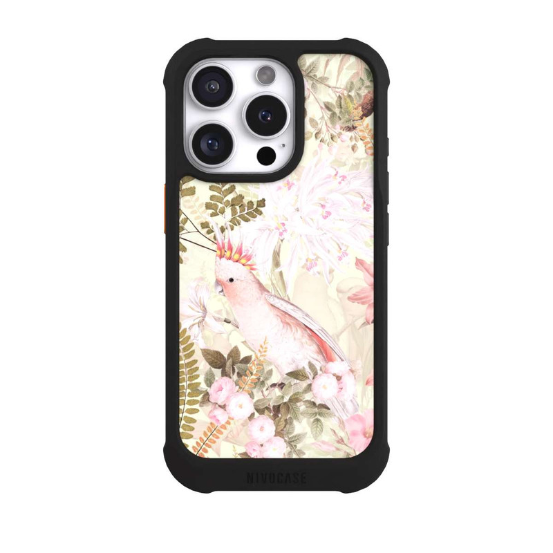 iPhone 16 Pro NIVOmax Kakadu Retro Tapete