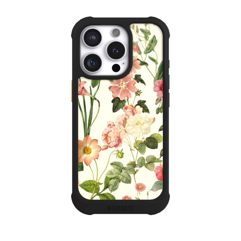iPhone 16 Pro NIVOmax Wildblumen auf Hellgelb