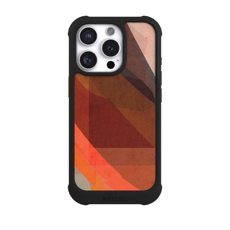 iPhone 16 Pro NIVOmax Vague rouge rouille