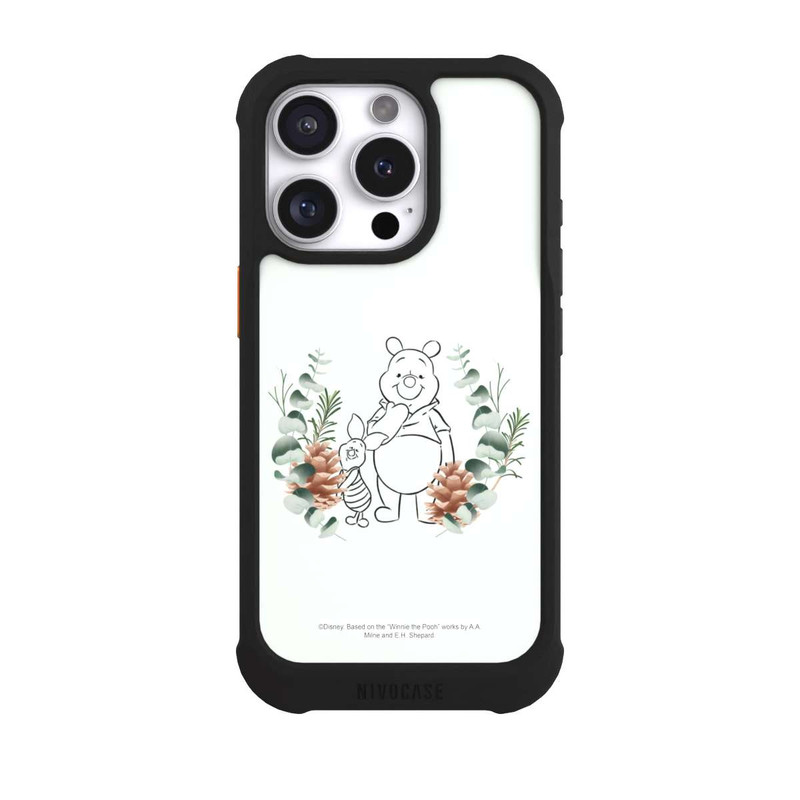 iPhone 16 Pro NIVOmax Grüne Liebe Puuh und Ferkel