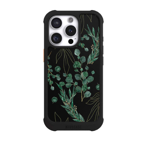 Apple iPhone 16 Pro NIVOmax Eucalyptus Leaves black