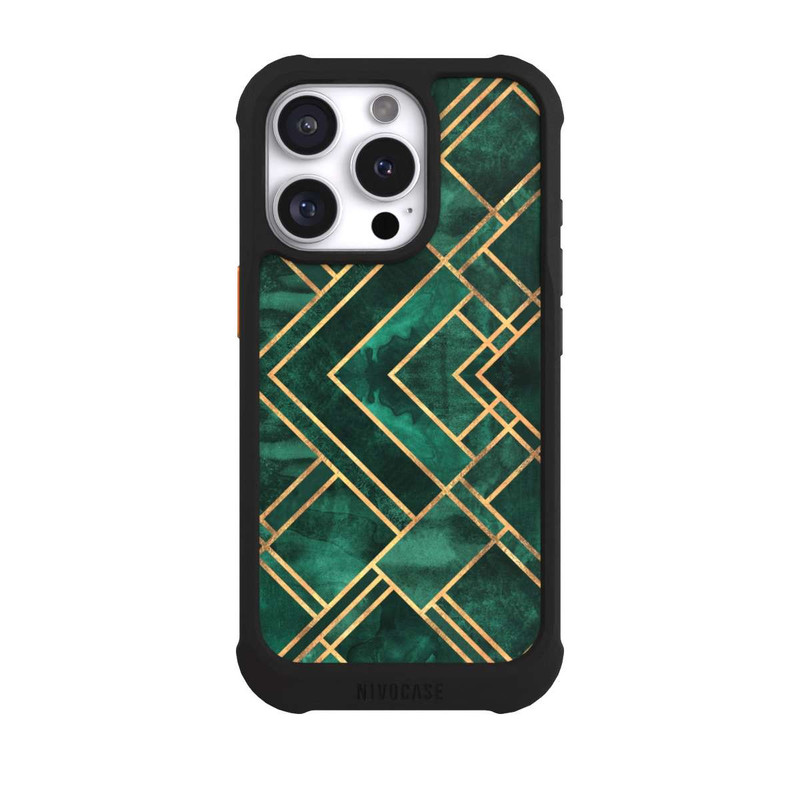 iPhone 16 Pro NIVOmax Green Blocks