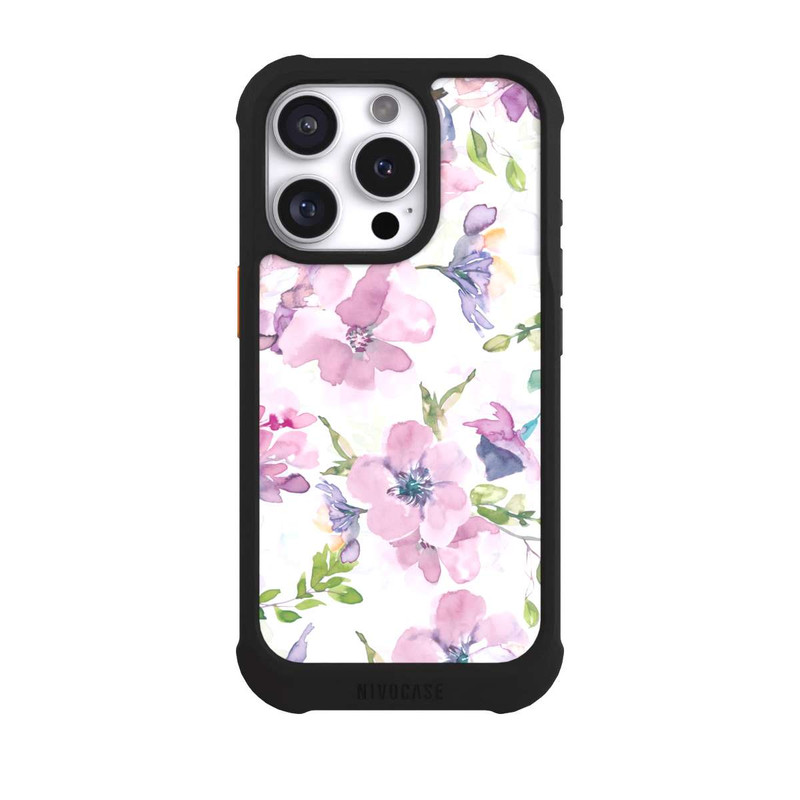 iPhone 16 Pro NIVOmax Watercolor Flowers
