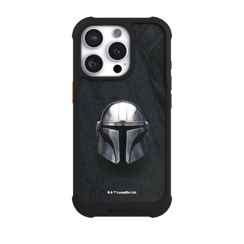 Apple iPhone 16 Pro NIVOmax Schwarzer Mandalorianer Helm