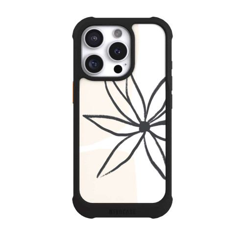 Apple iPhone 16 Pro NIVOmax Blume und Creme