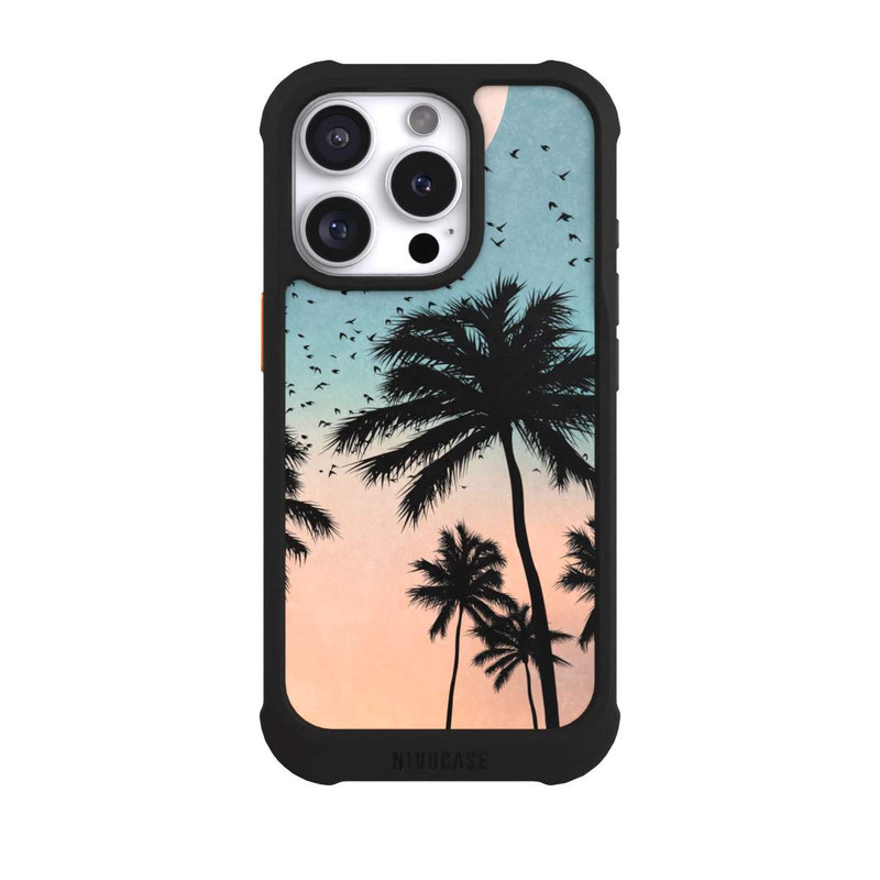 iPhone 16 Pro NIVOmax Sonnenaufgang Palmen