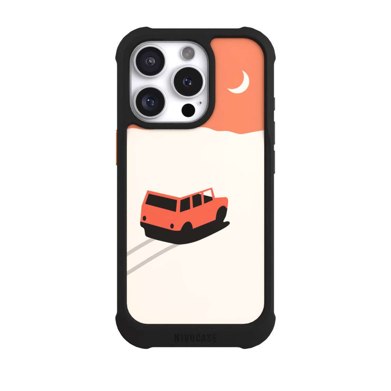 iPhone 16 Pro NIVOmax Voiture dans le désert