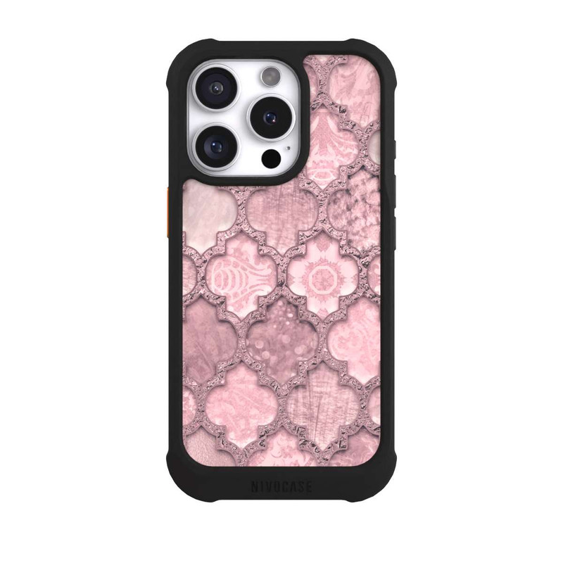 iPhone 16 Pro NIVOmax Tuile Maroc Rose