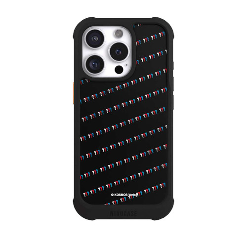 Apple iPhone 16 Pro NIVOmax Drei Fragezeichen Muster Schräg