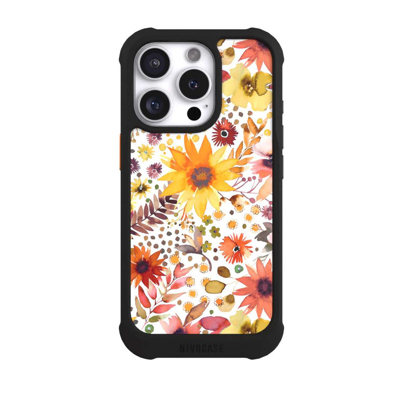 iPhone 16 Pro NIVOmax Blumenaquarellblüten