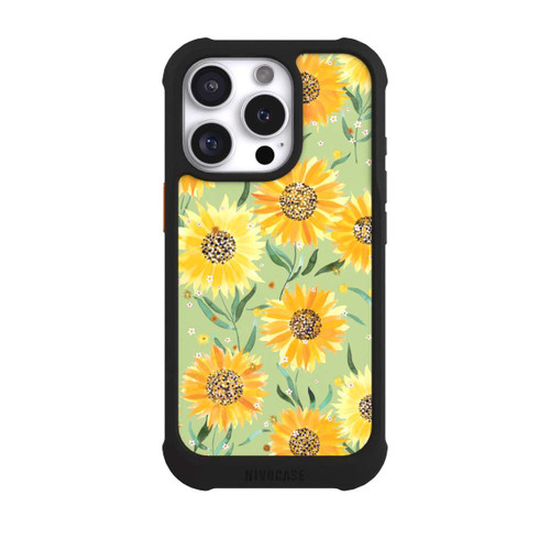 Apple iPhone 16 Pro NIVOmax Sunflowers Green