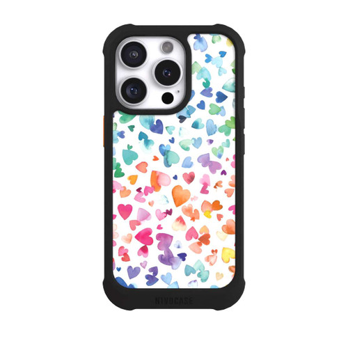 Apple iPhone 16 Pro NIVOmax Liebesherzen aquarell