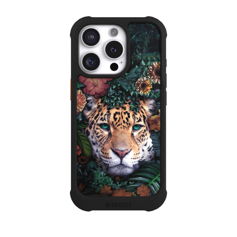 iPhone 16 Pro NIVOmax Jaguar im Dschunglegrün