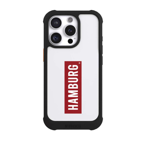 Apple iPhone 16 Pro NIVOmax HSV Hamburg Rot Weiss