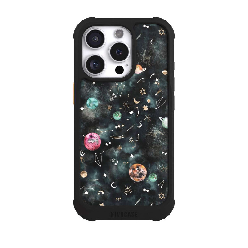 iPhone 16 Pro NIVOmax Constellation Planètes Galaxie