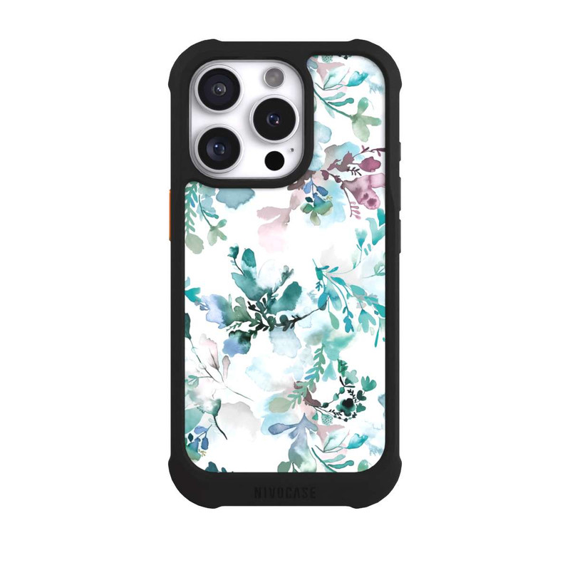 iPhone 16 Pro NIVOmax Zarte Herbstblumen Eukalyptus
