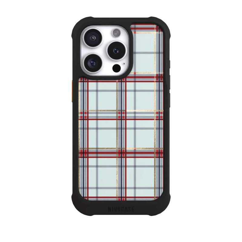 iPhone 16 Pro NIVOmax Tartan Blue