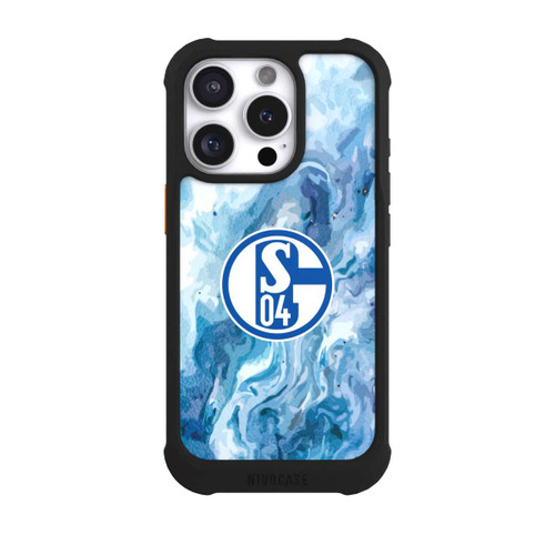 Apple iPhone 16 Pro NIVOmax Schalke 04 Flüssig Blau
