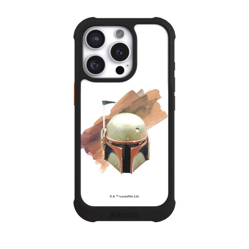 Apple iPhone 16 Pro NIVOmax Boba Fett Helmet White