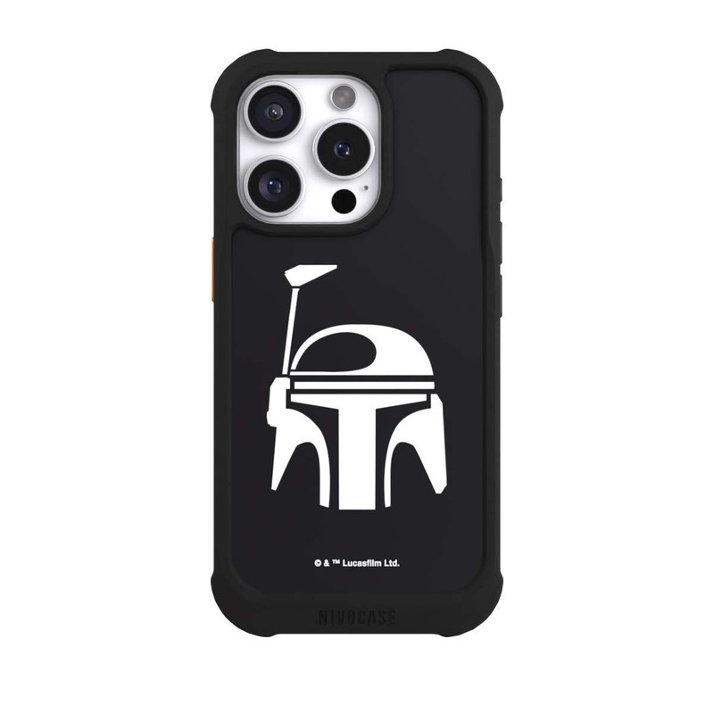 iPhone 16 Pro NIVOmax Boba Fett Helm Schwarz
