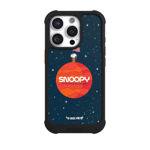 Apple iPhone 16 Pro NIVOmax Snoopy Space Traveller Orange