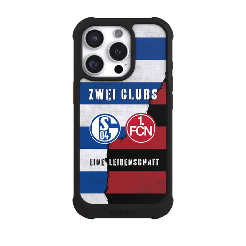 Apple iPhone 16 Pro NIVOmax Fanfreundschaft Schalke x Nürnberg