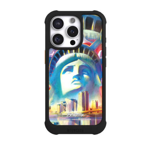 Apple iPhone 16 Pro NIVOmax New York Liberty Art By P.D. Moreno