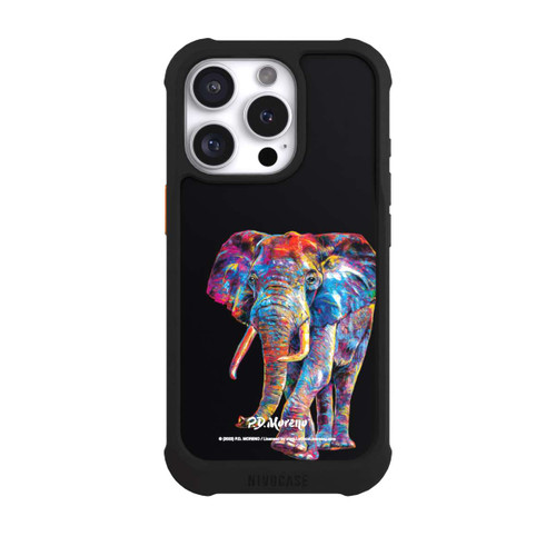 Apple iPhone 16 Pro NIVOmax Elephant Art By P.D. Moreno