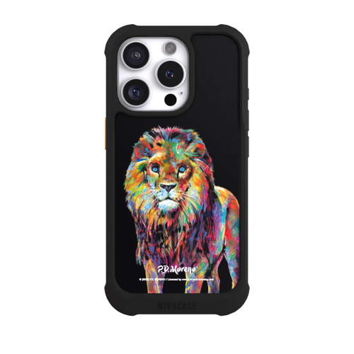 Apple iPhone 16 Pro NIVOmax Löwe Bunte Kunst von P.D. Moreno