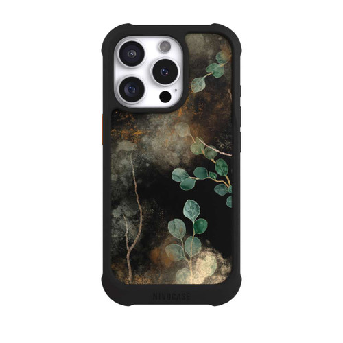 Apple iPhone 16 Pro NIVOmax Eucalyptus en Fond