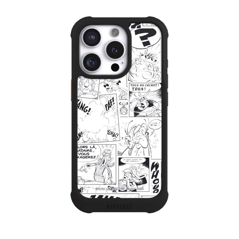 iPhone 16 Pro NIVOmax BD Astérix Blanc & Noir