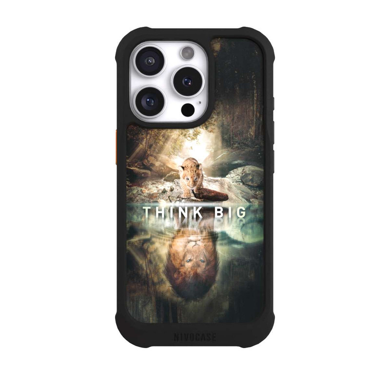 iPhone 16 Pro NIVOmax Think Big Le lion
