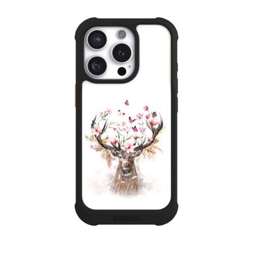 Apple iPhone 16 Pro NIVOmax Deer Flowers Antlers