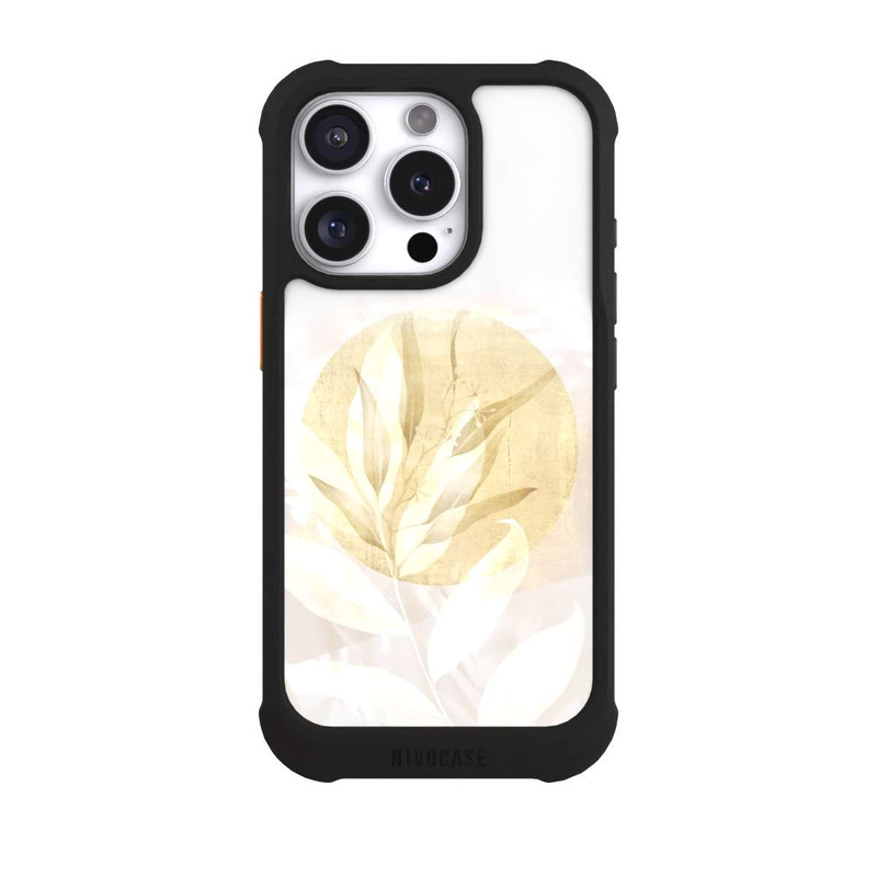 iPhone 16 Pro NIVOmax Fleur Or Art Bohémien