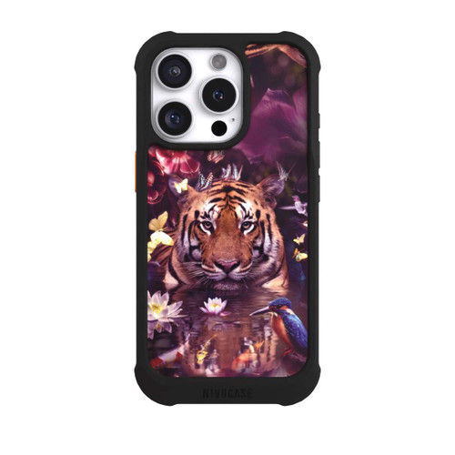 Apple iPhone 16 Pro NIVOmax Tiger flower frame