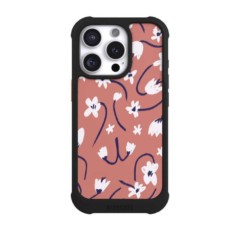 iPhone 16 Pro NIVOmax Motif Petites Fleurs